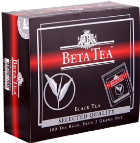 BETA TEA BLACK TEA SELECTED QUALITY  100 ПАКЕТИКОВ