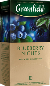 GREENFIELD BLUEBERRY NIGHTS 25 пакетиков