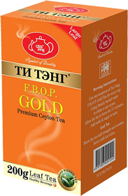 ТИ ТЭНГ B.O.P.F. GOLD PREMIUM CEYLON TEA LEFT TEA  200 гр