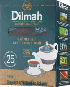 Dilmah Цейлонский черный листовой чай, 100 г