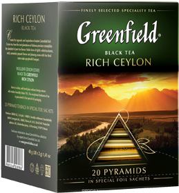 GREENFIELD RICH CEYLON 20 пирамидок