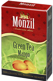 MONZIL Aristocratic choice  GREEN TEA MANGO 100 гр