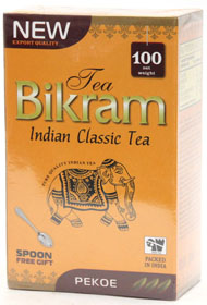 TEA BIKRAM INDIAN CLASSIC TEA SPOON FREE PEKOE 100 гр