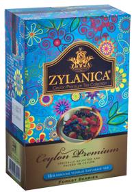 Чай Zylanica Ceylon Premium, Forest Berries, чёрный байховый с лесными ягодами, 100 гр