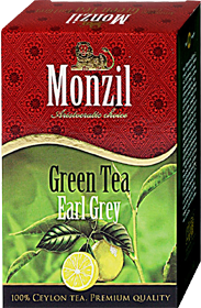 MONZIL Aristocratic choice  BLACK TEA EARL GREY 100 гр
