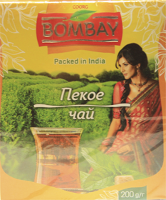 Чай Bombay Pekoe, Индия, 200 гр.