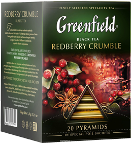 GREENFIELD REDBERRY CRUMBLE 20 пирамидок
