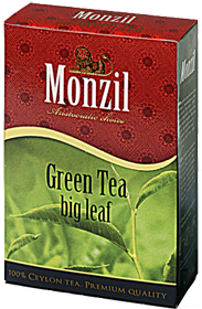 MONZIL Aristocratic choice  Green Tea big leaf 200 гр