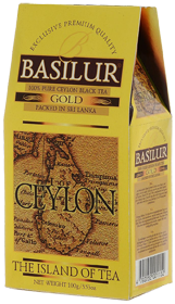 BASILUR CEYLON BLACK TEA GOLD  100 гр