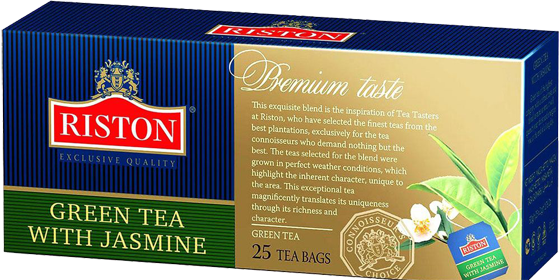 RISTON GREEN TEA WITH JASMINE 25пакетиков