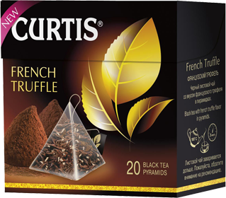 CURTIS  FRENCH TRUFFLE BLACK TEA 20 пирамидок