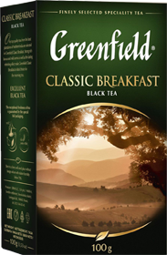 Greenfield Classic Breakfast черный листовой чай, 100 г