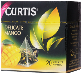 CURTIS  DELICATE MANGO BLACK TEA 20 пирамидок