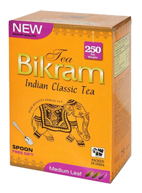 TEA BIKRAM INDIAN CLASSIC TEA MEDIUM LEAF 250 гр