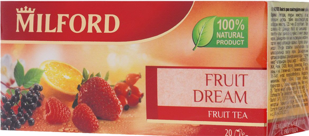 MILFORD FRUIT DREAM FRUIT TEA 20 ПАКЕТИКОВ