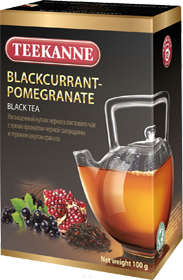 TEEKANNE BLACKCURRANT-POMEGRANATE TEA 100 гр