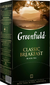 GREENFIELD CLASSIC BREAKFAST 25 пакетиков
