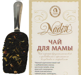 Чай черный крупнолистовой с добавками Чай для Мамы, 100 гр.