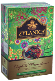 Чай Zylanica Ceylon Premium, Forest Berriest, зелёный байховый с лесными ягодами, 100 гр