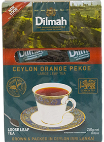 DILMAH CEYLON ORANGE PEKOE LARGE LEAF TEA  250 гр