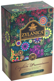 Чай Zylanica Ceylon Premium, зелёный листовой, GP1, 200 гр
