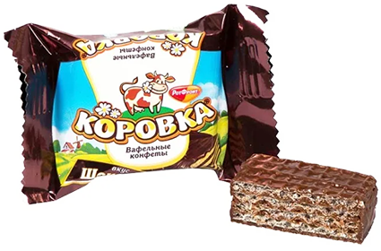 Конфеты  Коровка вкус Шоколад, 1000 гр.